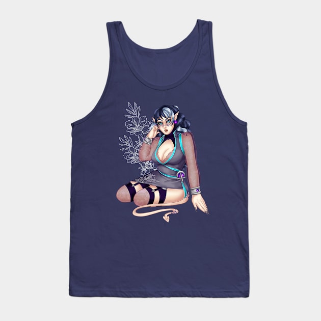 Zephrette Tank Top by JasonScoreIllustrations